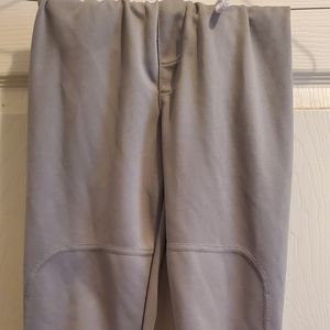 Gray Baseball/Softball pants youth sz small
